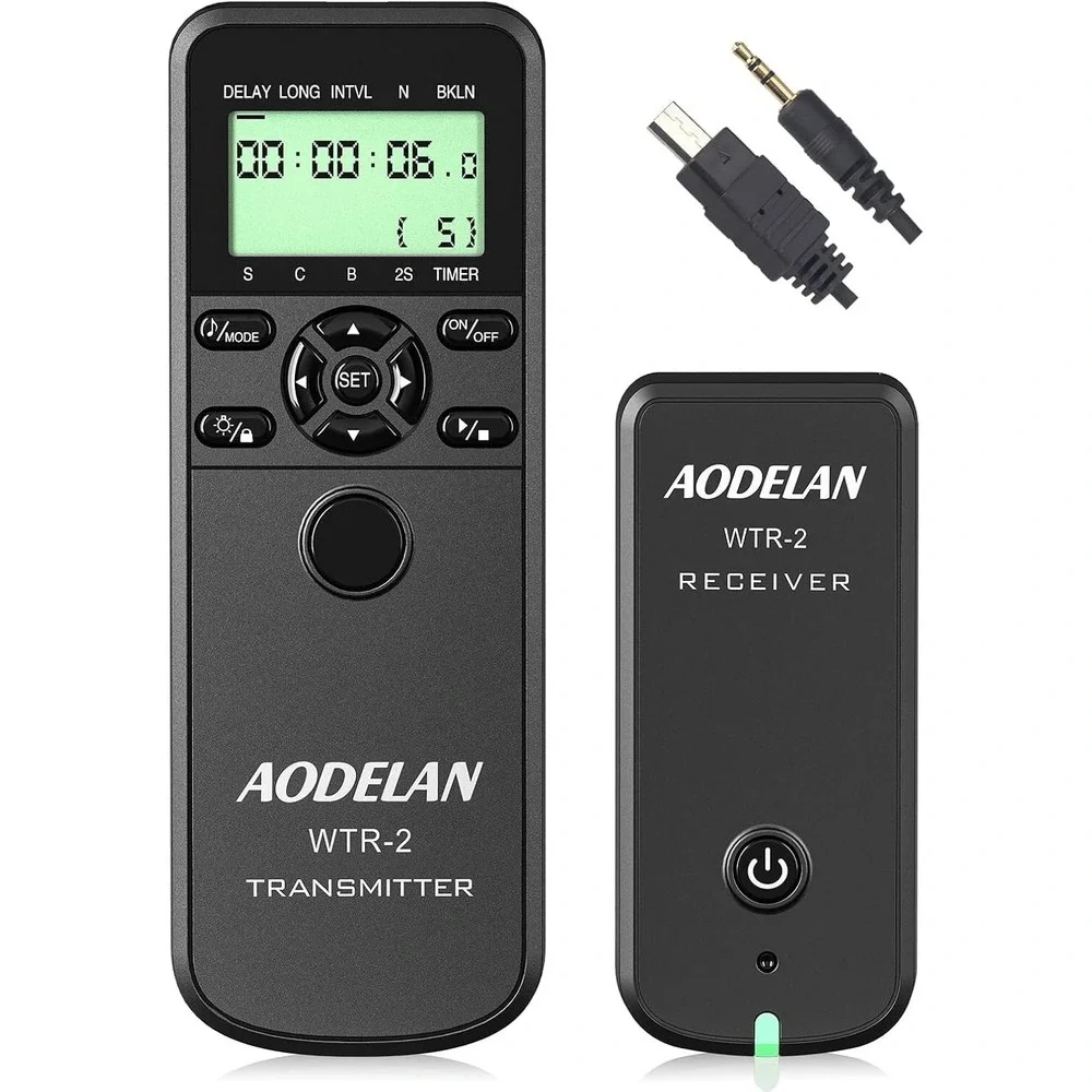 AODELAN Wireless Remote Timer for Sony a7 a9 a1 RX100‎ HX400 Camera Shutter